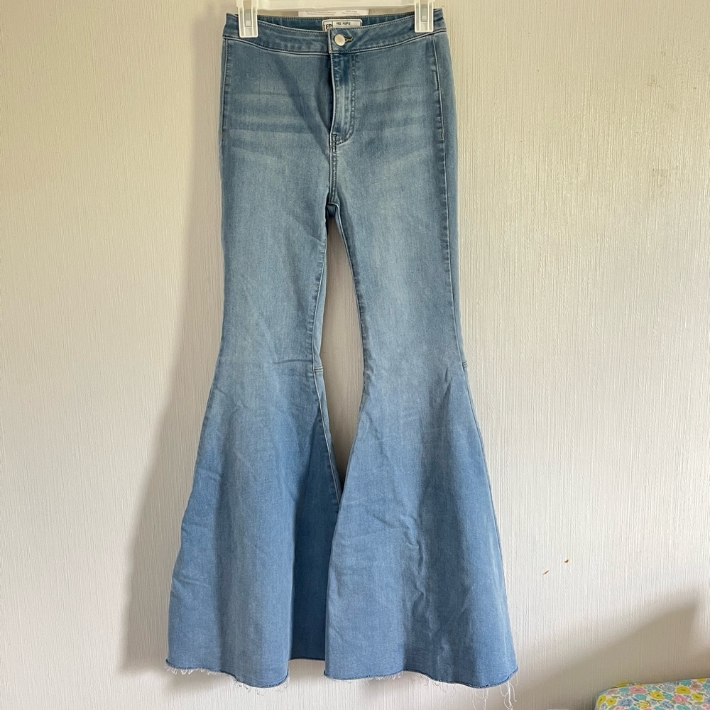 free people super flare jeans